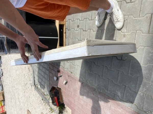 Brodzik Sanplast półokrągły 120x90 cm płytki 5 cm WYPRZEDAŻ