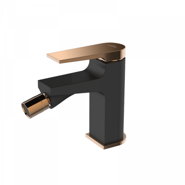 Invena Midnight bateria bidetowa Black Rose Gold TREND