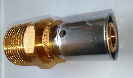 Oventrop Cofit P Złączka zaprasowywana 16x1/2 GZ