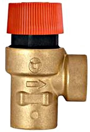 Zawór bezpieczeństwa 1/2&quot; 10 bar nakrętny