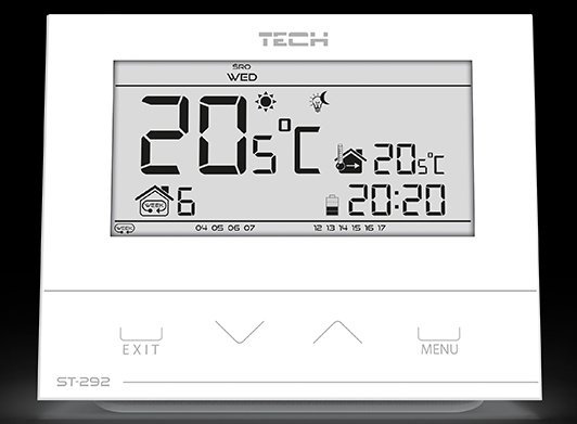 Tech ST-292v3 Regulator pokojowy sterownik tygodniowy