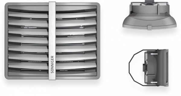 Sonniger Heater Condens CR1 nagrzewnica wodna 35 kW zestaw