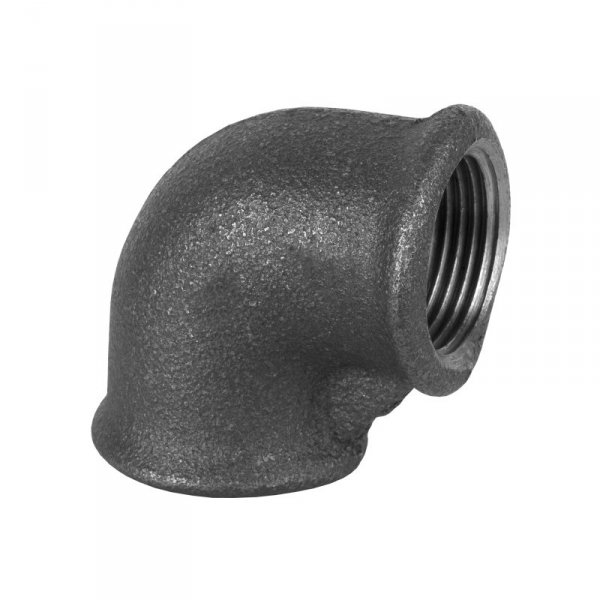 Kolano czarne 6/4&quot; żeliwne nakrętne dn 40
