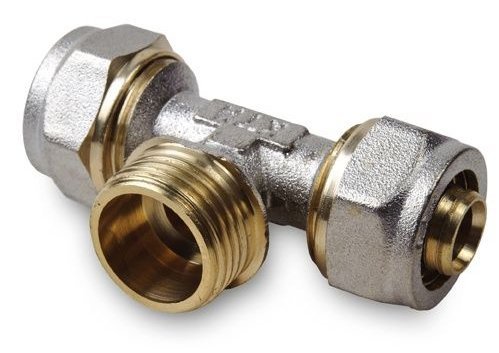 Trójnik Pex 20x3/4&quot; GZ Alupex skręcany mocny
