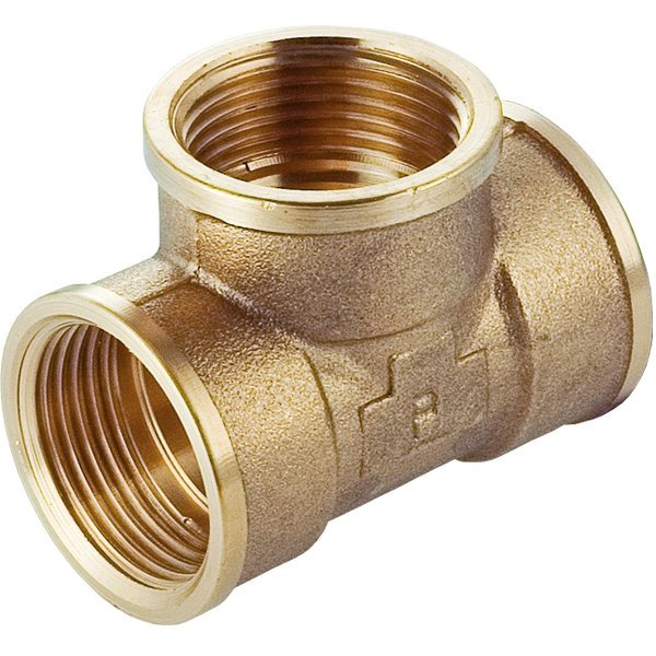 Trójnik mosiężny 1/2&quot; wzmocniony