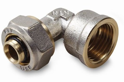 Kolano Pex 20x1/2 GW skręcane Alupex wzmocnione