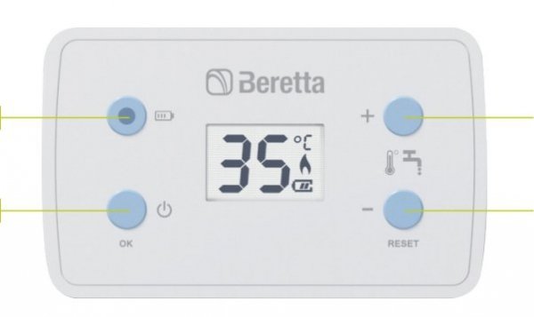 Beretta Fonte Lx 11 MTN 19 kW podgrzewacz przepływowy na gaz ziemny