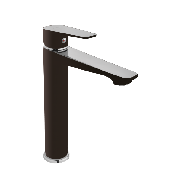 Bateria umywalkowa wysoka Invena Dokos Bateria czarna