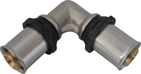 Kolano zaciskane Pex 16x16 zaprasowywane mocna
