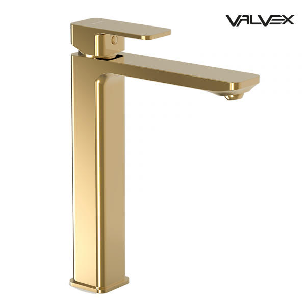 Bateria umywalkowa Valvex Loft GOLD wysoka stojąca Złota