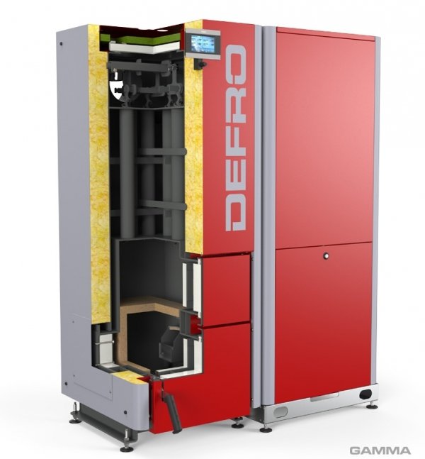 Defro Gamma 10 kW automatyczny kocioł peletowy do 125 m2