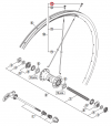 Nypel Shimano WH-R500-F/R/ WH-M505-F/R