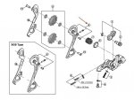 Wózek przerzutki Shimano Deore XT RD-M781 GS zew.