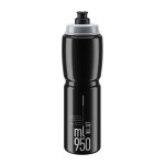 Elite Bidon Jet Black  Grey logo 950ml 