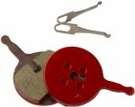 Klocki hamulcowe tarczowe SRAM/Avid - organiczne na stalowej płytce (Quiet), do BB5 (1 para)