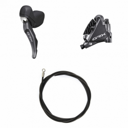 Hamulec przedni Shimano GRX ST-RX810/BR-RX810 1000mm L05A