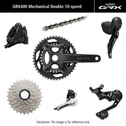 Grupa Shimano GRX 400 2x10 mech. 172,5 mm 46/30T 11–36T