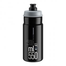 Bidon ELITE Jet Czarny Szary 550ml