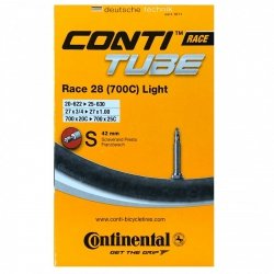 Dętka Continental Race 28 Light FV 42mm [18-622-|}25-630]