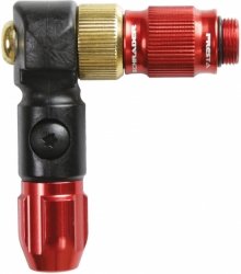Głowica do pompki Lezyne ABS-1 Pro HP Chuck Braided — czerwona