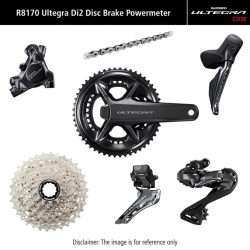 Grupa Shimano Ultegra Di2 R8170P PM 170 mm 52/36T 11-30T