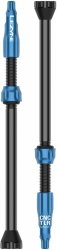Zawory tubeless Lezyne Tubeless Valve CNC 80 mm — niebieskie, aluminiowe