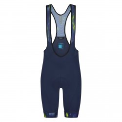 Spodenki z szelkami SHIMANO COLORE męskie granatowe rozmiar XL