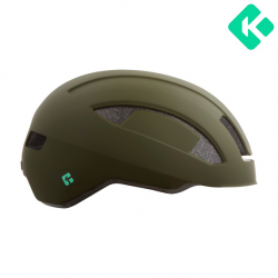Kask miejski Lazer CityZen KinetiCore — Matte Dark Green, rozmiar S (52–56 cm)
