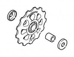 Kółko Shimano do RD-C050/TX70/50/30 górne