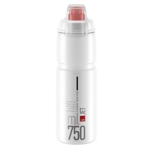 Bidon ELITE Jet Plus Clear Red logo 750ml 