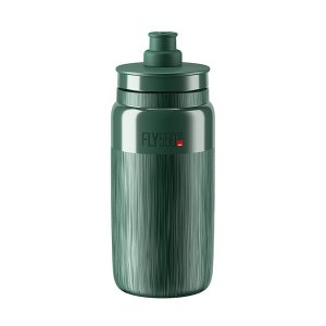 Elite Bidon FLY TEX Dark Green, Grey Logo 550ml 
