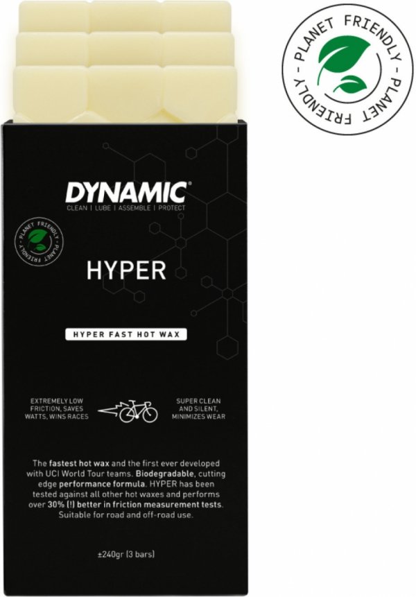 Wosk do łańcucha Dynamic Hyper Wax 240 g — szybkie, czyste smarowanie napędu