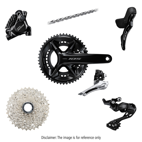 Grupa Shimano 105 R7120 mech. 2x12 172,5 mm 52/36T 11–36T