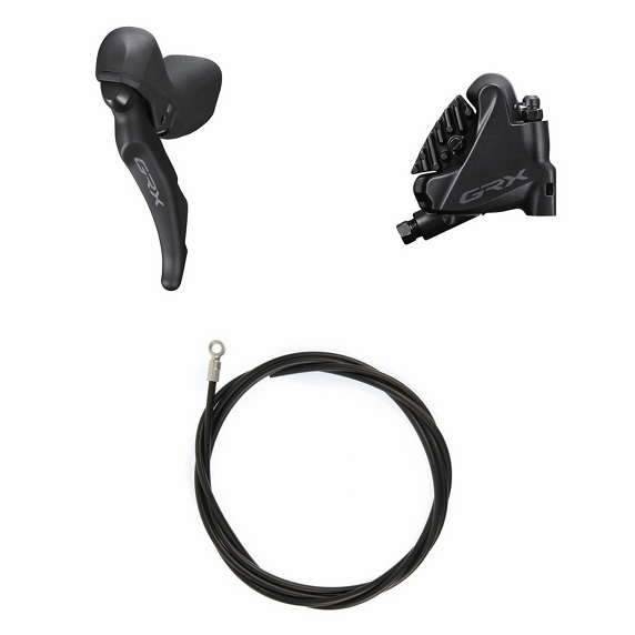 Hamulec przedni Shimano GRX ST-RX600 BR-RX400 1000mm