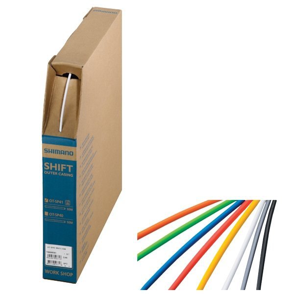 Pancerz hamulca Shimano SLR 5 mm x 40 m biały