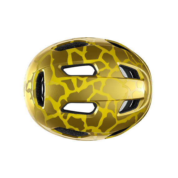 Kask dziecięcy Lazer Pnut KinetiCore CE-CPSC — Golden Giraffe, rozmiar Uni (46–52 cm)