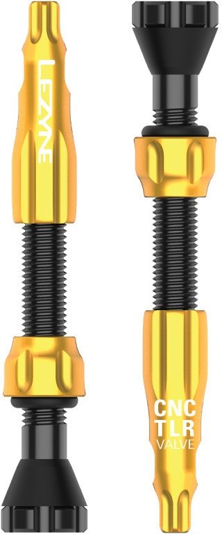 Wentyle tubeless Lezyne CNC TLR Valve — Presta 44 mm, złote