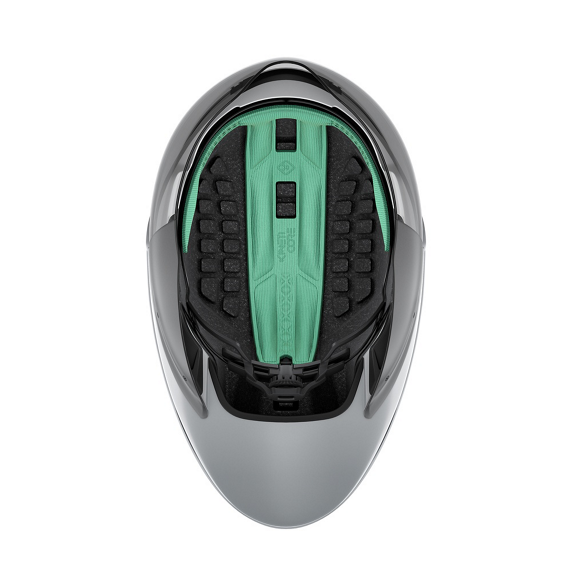 Kask czasowy / triathlonowy Lazer Volante KinetiCore CE-CPSC — Matte White Silver, rozmiar S (52–56 cm)