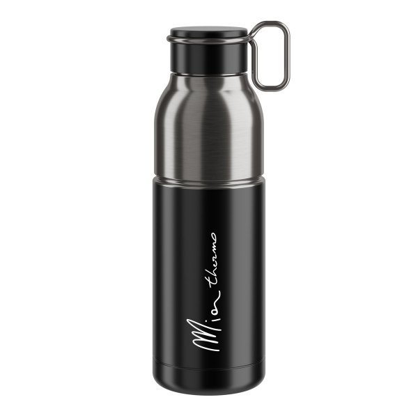 Bidon ELITE Mia Thermo Black/Silver 500ml