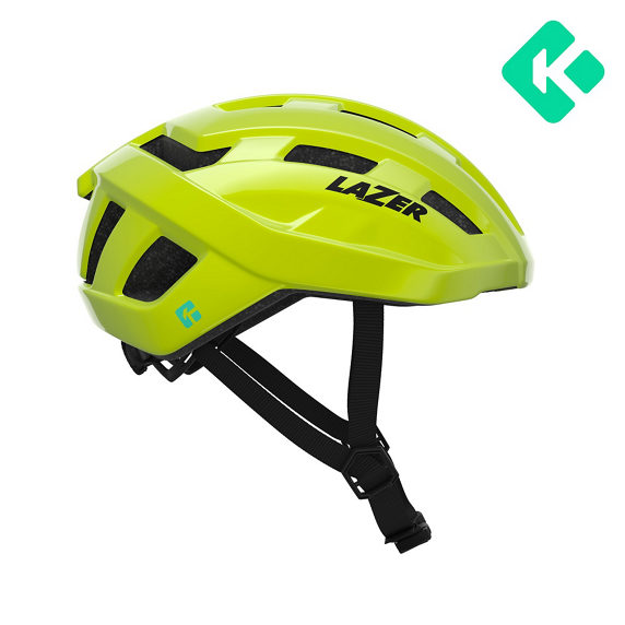 Kask szosowy Lazer Tempo KinetiCore CE-CPSC — Flash Yellow, rozmiar Uni (54–61 cm)