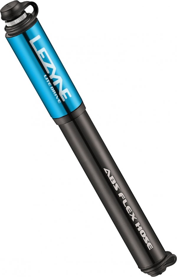 Pompka ręczna Lezyne CNC Lite Drive Small — niebieska (gloss), 160 PSI