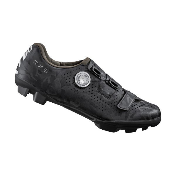 Buty gravelowe Shimano SH-RX600 — Black, rozmiar 47 (SPD)