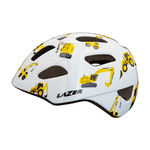 Kask dziecięcy Lazer Pnut KinetiCore — Diggers, rozmiar Uni (46–52 cm)