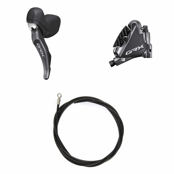 Hamulec przedni Shimano GRX ST-RX810/BR-RX810 1000mm L05A