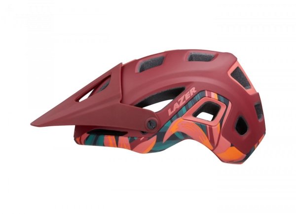 Kask Lazer Impala Matte Red Rainforest roz.L 