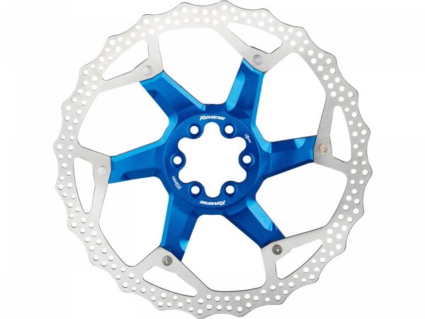 Tarcza hamulcowa REVERSE Aluminium/Stal 203 mm niebieska 6-śrub