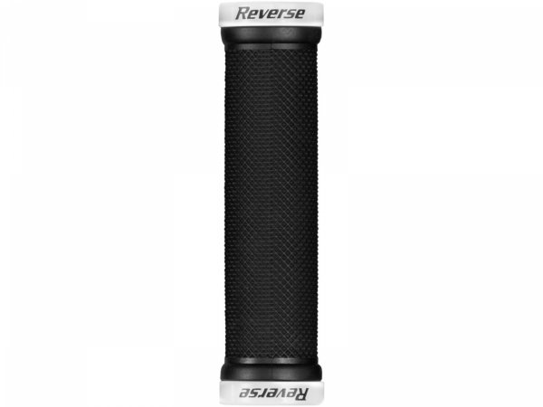 Chwyty rowerowe REVERSE Classic Lock-On 29 mm 130 mm czarno-białe