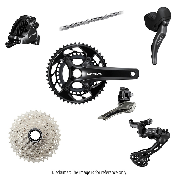 Grupa Shimano GRX 820 2x12 175 mm 48/31T 11-34T