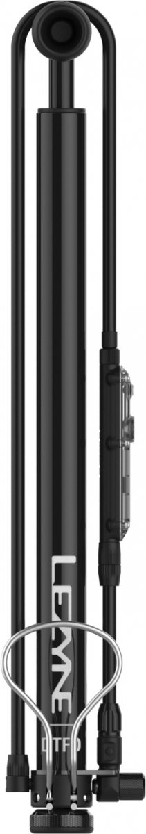 Pompka podłogowa Lezyne Digital Travel Floor Drive — czarna, 160 PSI / 11 bar, manometr cyfrowy