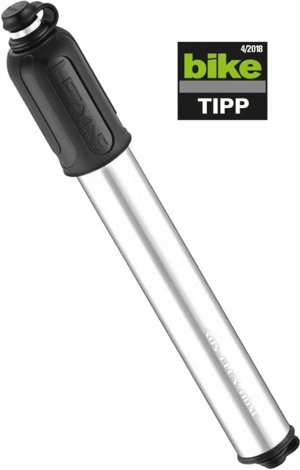 Pompka ręczna Lezyne CNC Drive HV Medium — srebrna, 90 PS